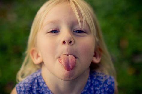 Little Girsl Tongue Out Images