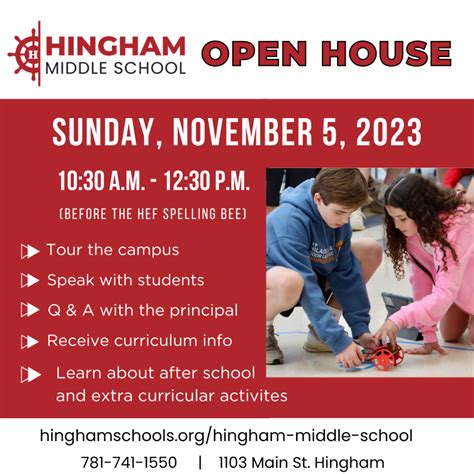 Open House Nov 5 Hingham Middle School Hingham Live Feed