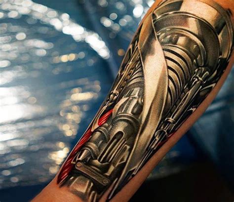 Top 80 Best Biomechanical Tattoos For Men Improb