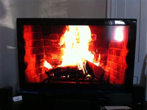 The fireplace channel on bell satellite tv is channel 285. The Time Warner Cable Yule Log: now in 3D | All Over Albany