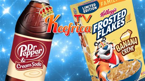 Dr Pepper And Cream Soda Kelloggs Banana Creme Frosted Flakes Review