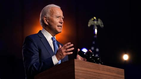 Joe Biden Urges Patience Unity As He Waits With The Rest Of America