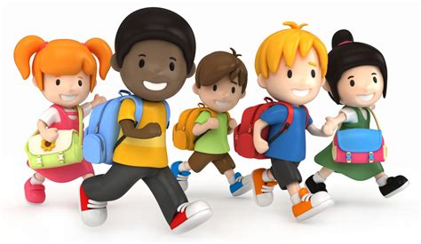 Free Cartoon School Children Download Free Cartoon School Children Png
