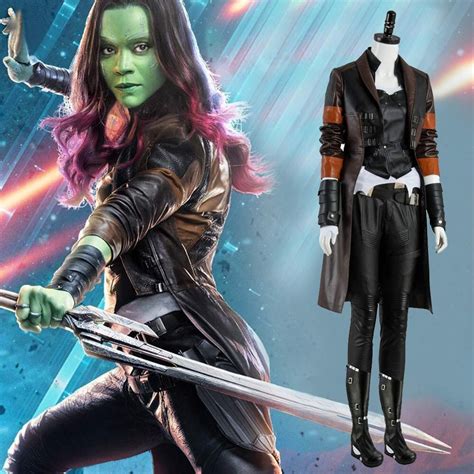 Cosplay Gamora Costume Guardians Of The Galaxy 2 Cosplay Halloween