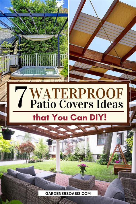 Diy Pergola Cover Ideas 7 Ways To Protect Your Patio From Sun And Rain