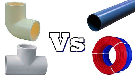 Difference Between Pvc Cpvc Upvc And Pex Youtube
