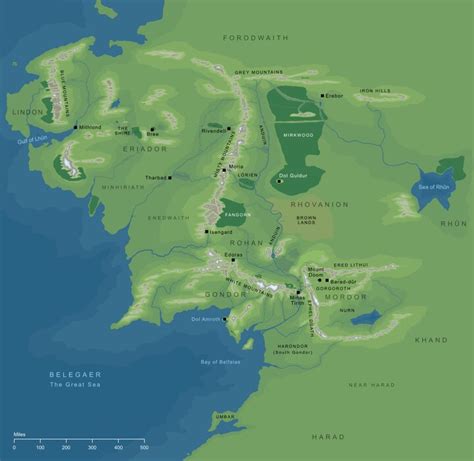 Middle Earth Map 120119211911191181171117forgefabric