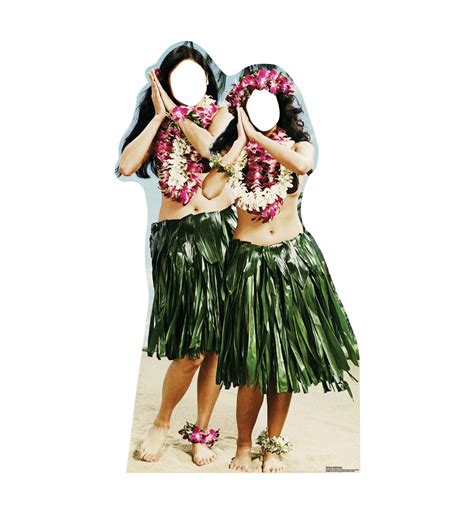 Buy Advanced Graphics Hawaiian Hula Girls Stand In Life Size Cardboard