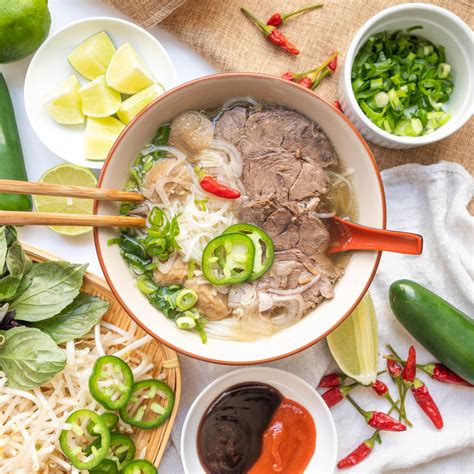 Vietnamese Beef Noodle Soup Pho Bo Vicky Pham