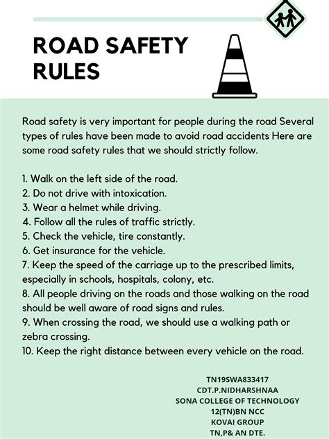 Road Safety Rules Traffic Signs And Rules In India Dr