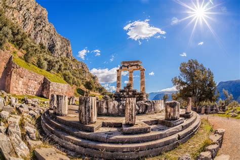 Private Delphi Tours From Athens Delphi Sightseeing Temple Of Apollo