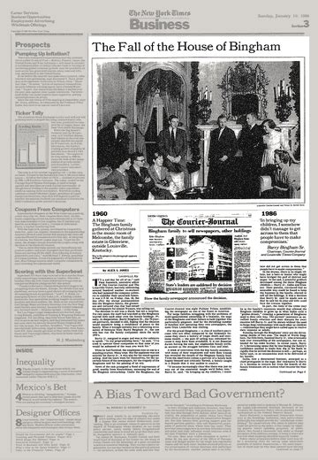 The Fall Of The House Of Bingham The New York Times