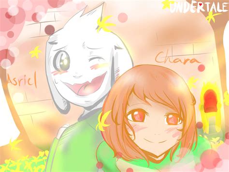 Undertale Asriel And Chara By Capezero2x On Deviantart