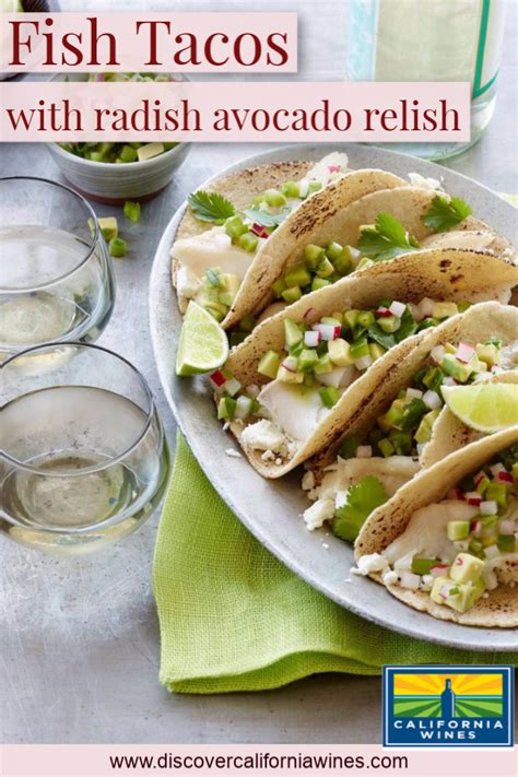 This recipe for fried shrimp tacos is a pile of crispy shrimp that's layered with cilantro lime cabbage slaw and avocado relish then stuffed inside warm flour tortillas. FISH TACOS WITH RADISH AVOCADO RELISH . Elevate your Taco ...