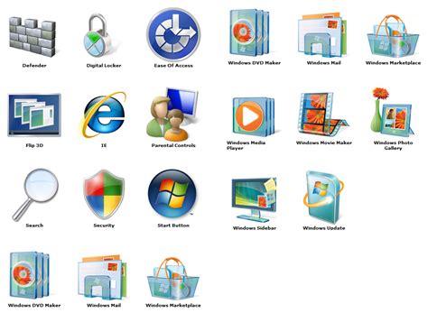 Windows Vista Icons The Prototypes