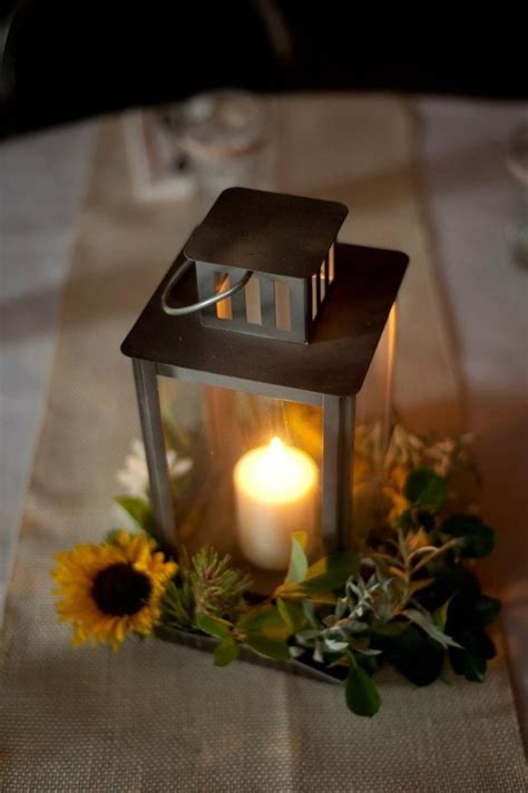 Fall Wedding Centerpieces With Lanterns Simple