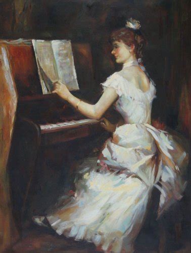 Girl Playing Piano Painting At Explore Collection Of Girl Playing Piano
