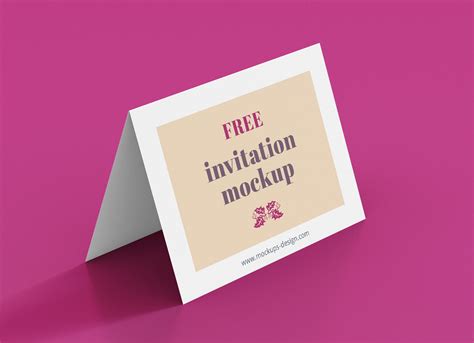 bi fold greeting invitation card mockup psd set good mockups