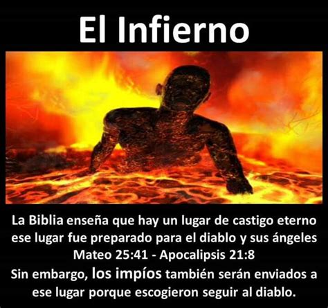 Pin En El Infierno Es Real Yahweh No Quiere Que Vaya A Ese Lugar Por