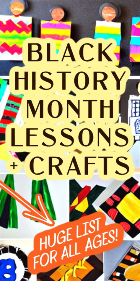 55 Black History Month Activities And Important Lesson Plans For All Year