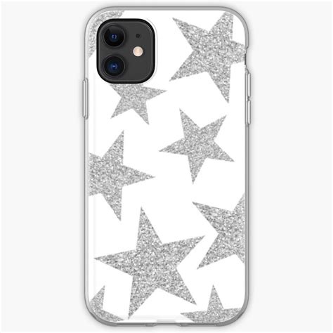 Silver Stars Iphone Case And Cover By Allyplewniak Redbubble