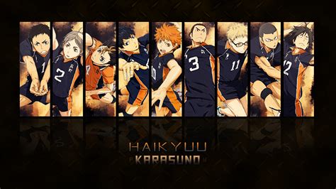 Anime characters wallpaper, haikyuu!!, anime boys, hinata shouyou. Wallpaper - Karasuno by attats on DeviantArt