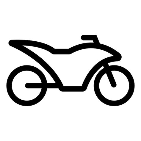 Premium Vector Motorcycle Icon Vector