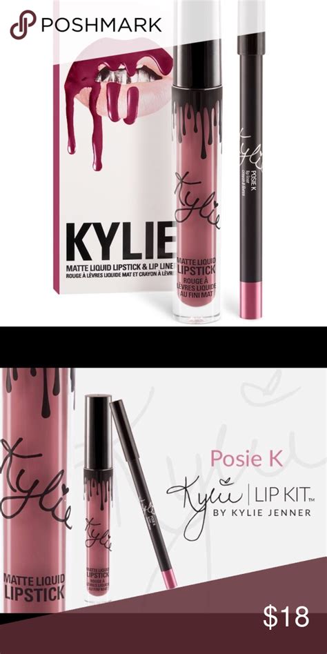 Kylie Lip Kit Posie K 18 Obo Kylie Lip Kit Lip Kit Kylie Cosmetics
