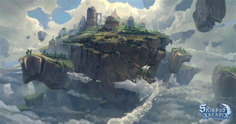 Artstation Skies Of Arcadia Revisited Tyler Edlin Fantasy Art