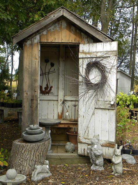 Outhouse Outhouse Garden Shed Cute Garden Ideas