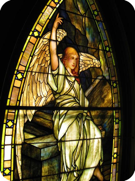 Angel Stained Glass Window By Louis Tiffany In Franklin Tennessee