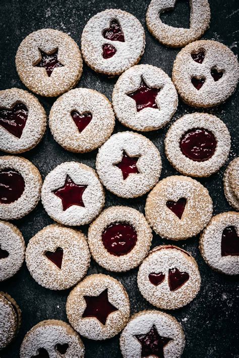 Vegan Raspberry Linzer Cookies Gluten Free