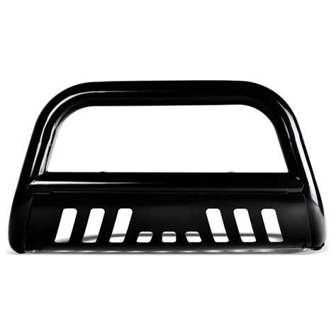 Buy Black Bull Bar Brush Push Front Bumper Grill Grille Guard With Skid
