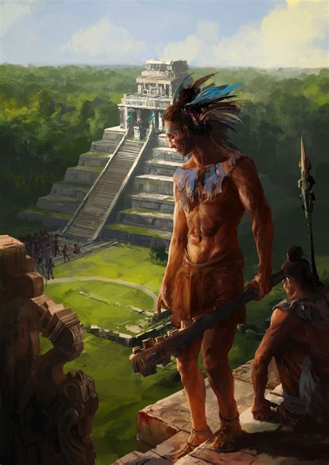 Aztec Warrior Mayan Art Aztec Art Mayan Culture