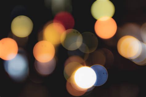Night Lights Bokeh Wallpapers High Quality Download Free