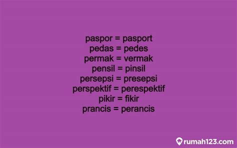 Contoh Kata Baku Dan Tidak Baku Beserta Pengertiannya