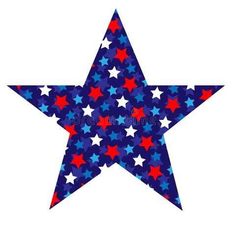 Star With Star Pattern Stock Illustration Illustration Of Stars 70837659
