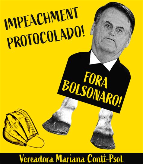 Check out inspiring examples of forabolsonaro artwork on deviantart, and get inspired by our community of talented artists. Impeachment protocolado: Fora Bolsonaro! | Mariana Conti