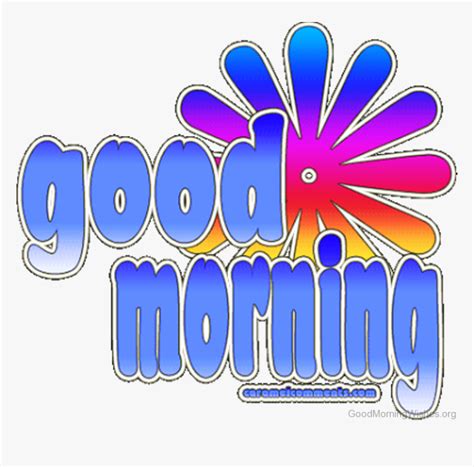 Transparent Good Morning Clipart Colorful Good Morning  Hd Png