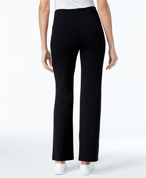 Style And Co Petite Tummy Control Bootcut Yoga Pants Created For Macys