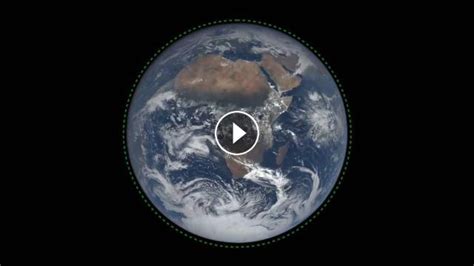 Earth From 1 Million Miles Away One Year Time Lapse Video
