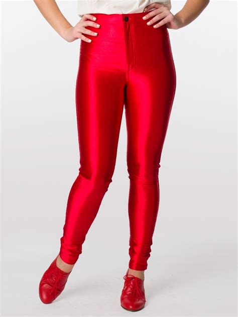 red disco pants from american apparel disco pants pants american apparel