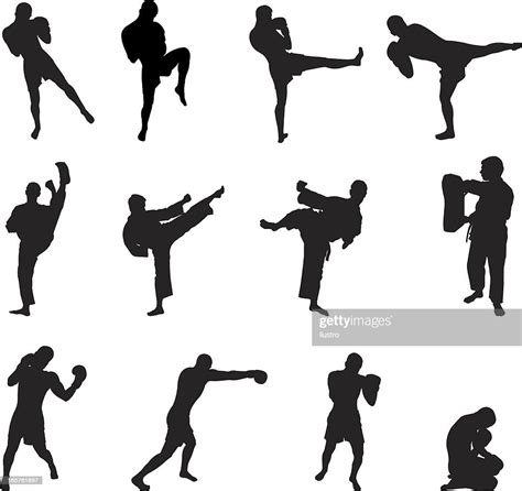 Kick Boxing High Res Vector Graphic Getty Images