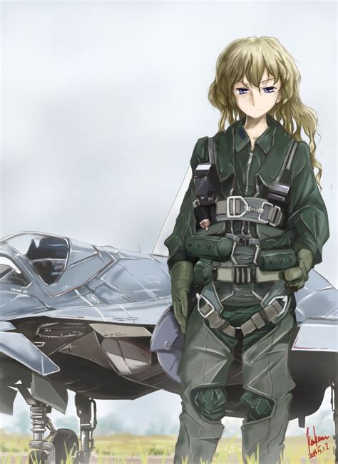 Male Anime Fighter Pilot