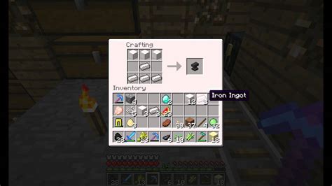 Minecraft Snapshot 12w42a How To Make An Anvil Recipe Youtube