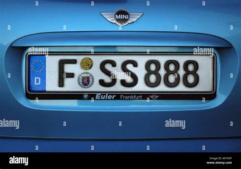 German Car Registration License Plate Hi Res Stock Photography And