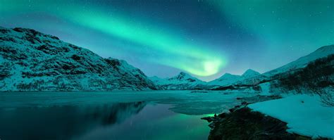 2560x1080 Lofoten Aurora Borealis Hd Norway 2560x1080 Resolution