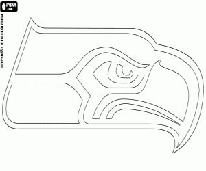Subscribe to the yescoloring youtube channel. Logo of Seattle Seahawks coloring page printable game