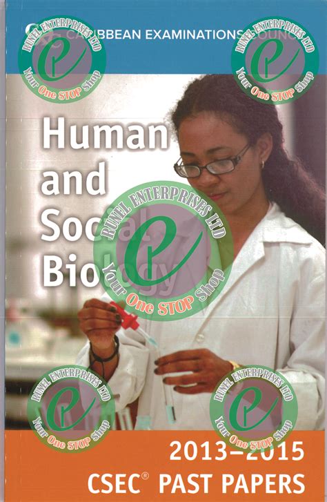 Csec Cxc Past Paper 13 15 Human And Social Biology