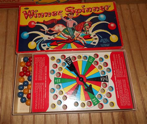 Vintage Winner Spinner Board Game 1953 By Whitman Publishing Complete